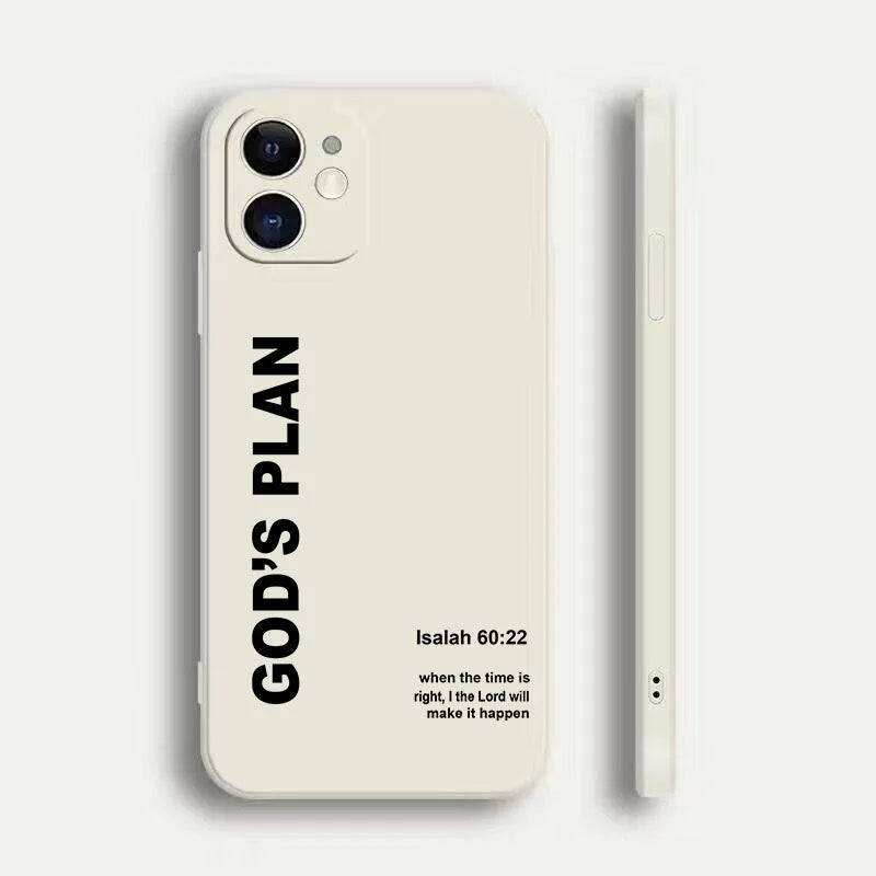 God’s Plan Verse iPhone Case 