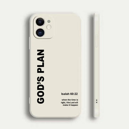 God’s Plan Verse iPhone Case 