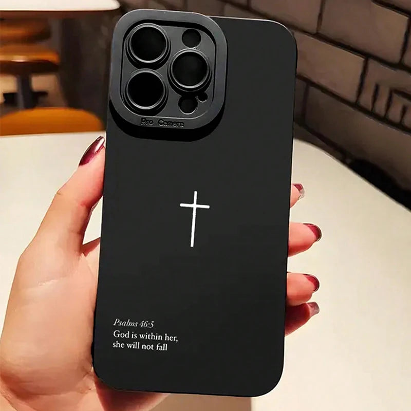 Psalm 46:5 Cross iPhone Case 