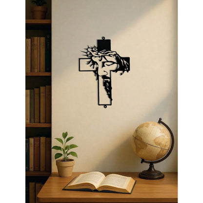 Jesus Metal Cross Wall Art 