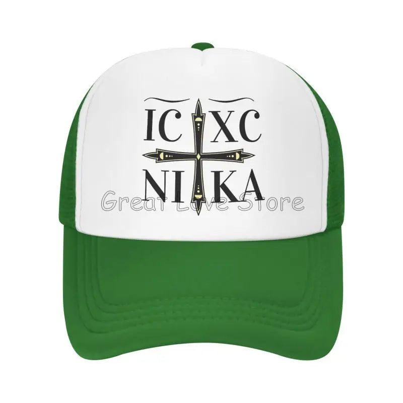 IC XC NIKA Orthodox Trucker Cap