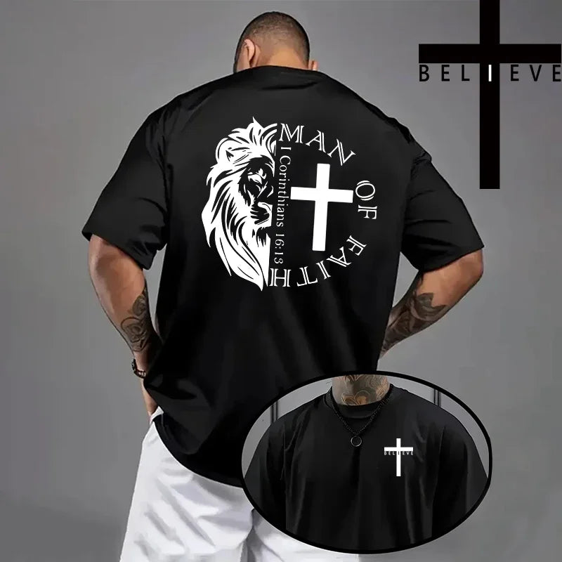1 Corinthians 16:13 Cotton Shirt for Men