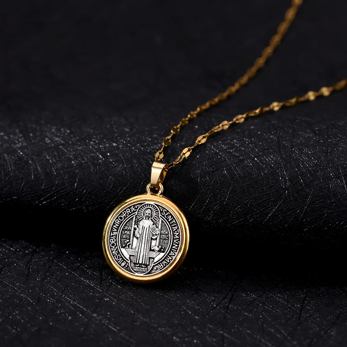 Saint Benedict Medal Necklace – Catholic Faith Jewelry