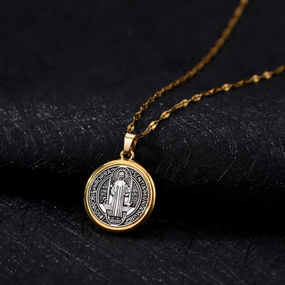 Saint Benedict Medal Necklace – Catholic Faith Jewelry
