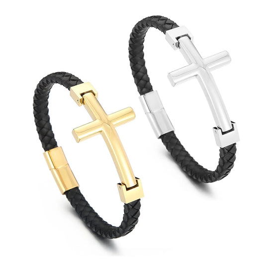 Pulseira Cruz Trançada
