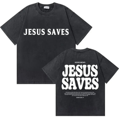 Vintage Washed Religious Shirt 