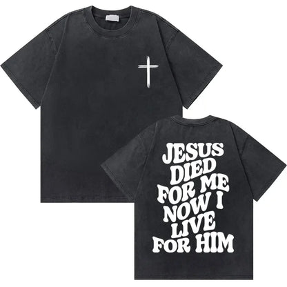 Vintage Washed Religious Shirt 