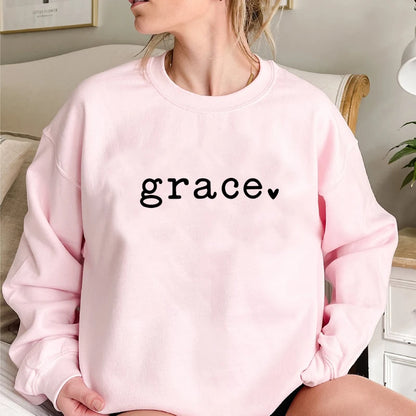 Grace Love Heart Sweatshirt 