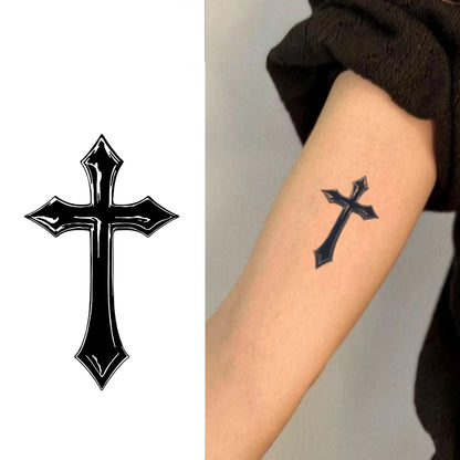 Cross Temporary Tattoo