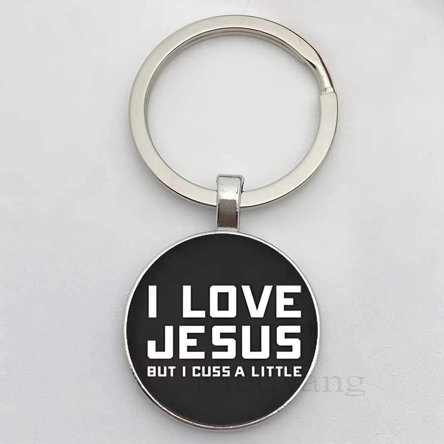 Eu amo Jesus chaveiro