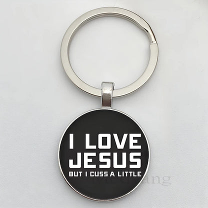 Eu amo Jesus chaveiro