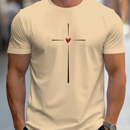 Heart Cross Cotton Shirt 