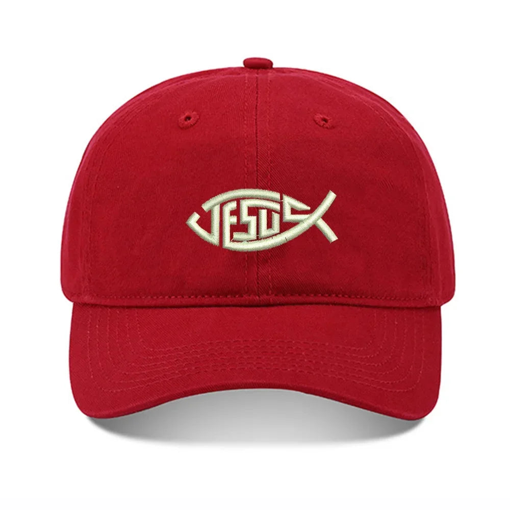 Ichthys Jesus Fish Cap