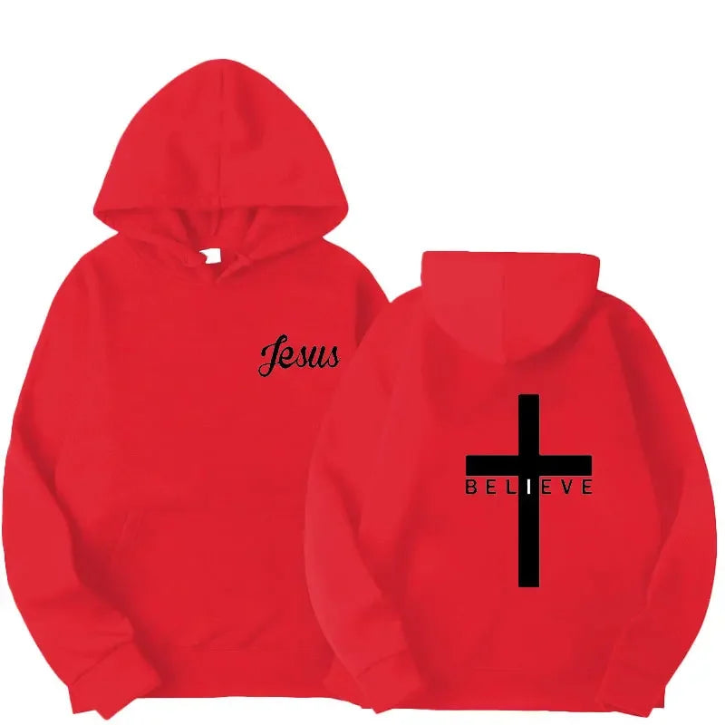 Believe Cross Jesus Hoodie 