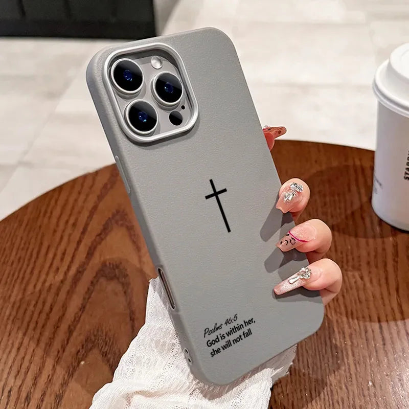 Cross & Scripture Phone Case