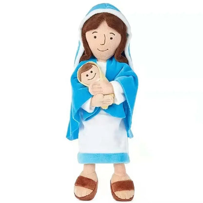 Jesus and Virgin Mary Plush Toy 