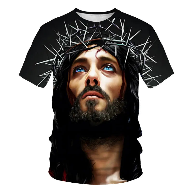 Jesus Christ 3D Printed T-Shirt for Men 