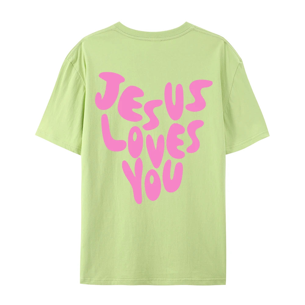 Jesus Loves Me Cotton T-Shirt 