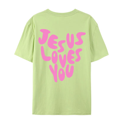 Jesus Loves Me Cotton T-Shirt 
