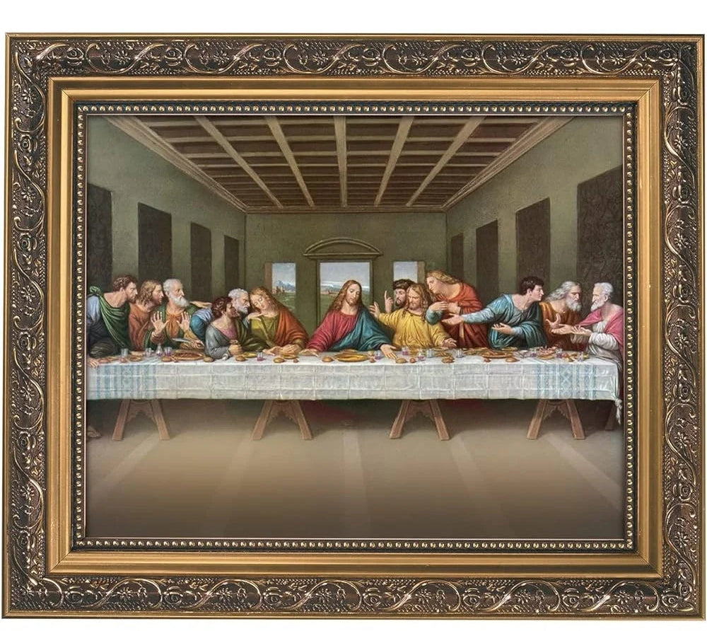 Holy Supper Christian Wall Art Ornate