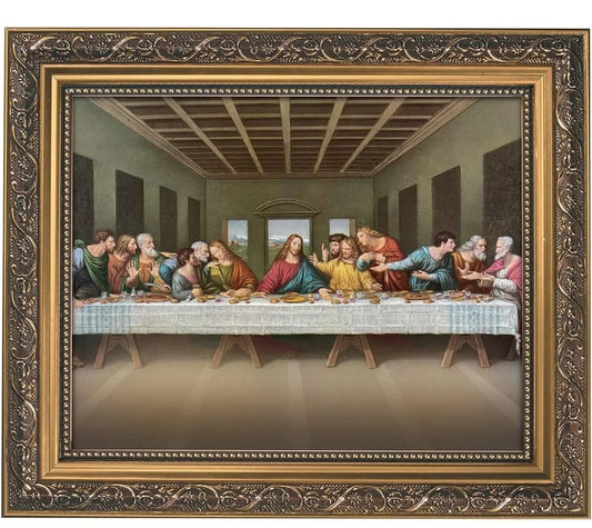 Holy Supper Christian Wall Art Ornate