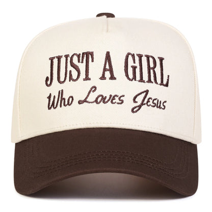 Just a Girl Who Loves Jesus Cap