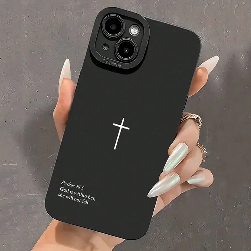 Psalm 46:5 Cross iPhone Case 
