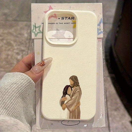 Jesus Love Pattern iPhone Case