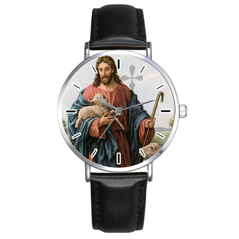 Jesus Christ Shepherd Cross