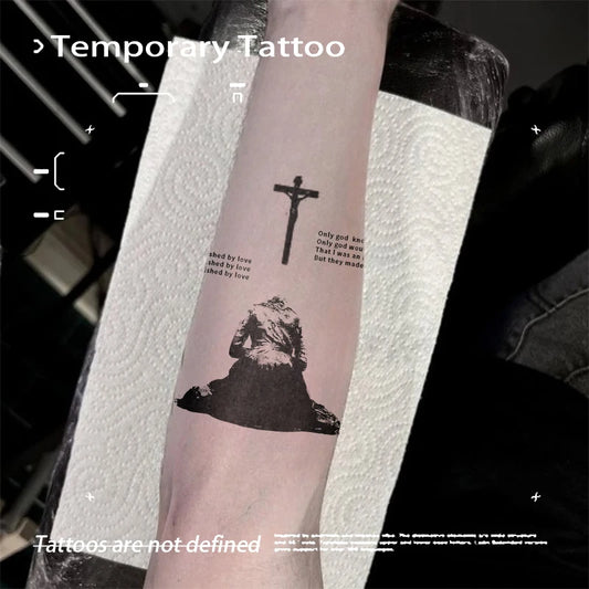 Devotional Scene Temporary Tattoos