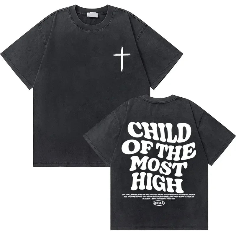 Vintage Washed Religious Shirt 