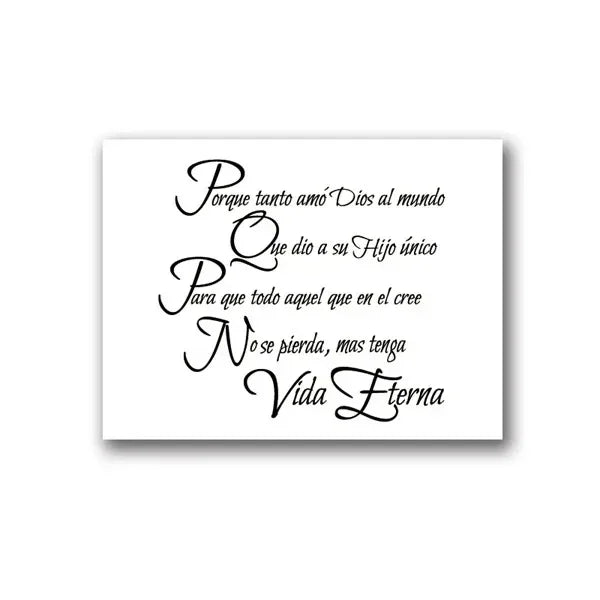 Christian Spanish Version Bible Poster 