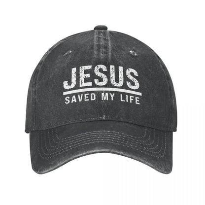 Jesus Saved My Life Cap