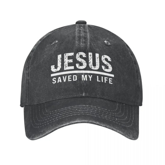 Jesus Saved My Life Cap