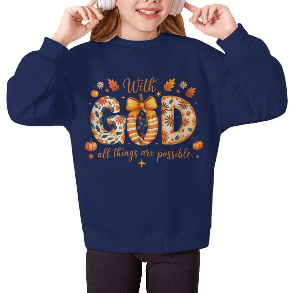Fall Jesus Kids Sweatshir