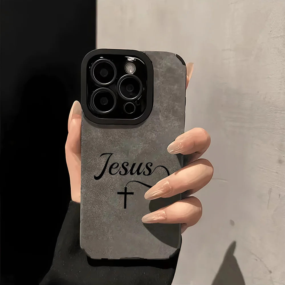 Jesus Print iPhone Case