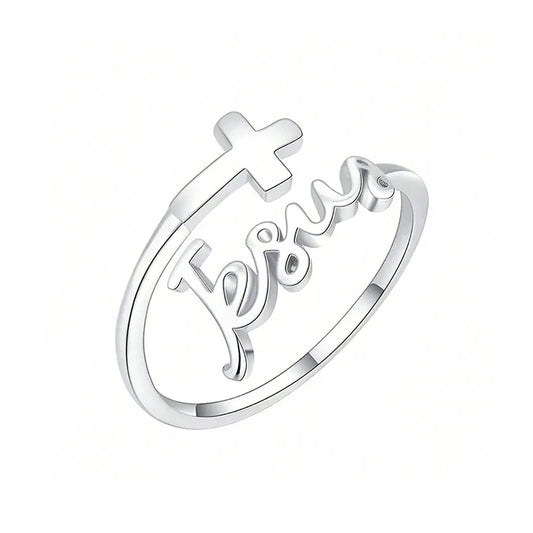 Anello con nome croce di Gesù