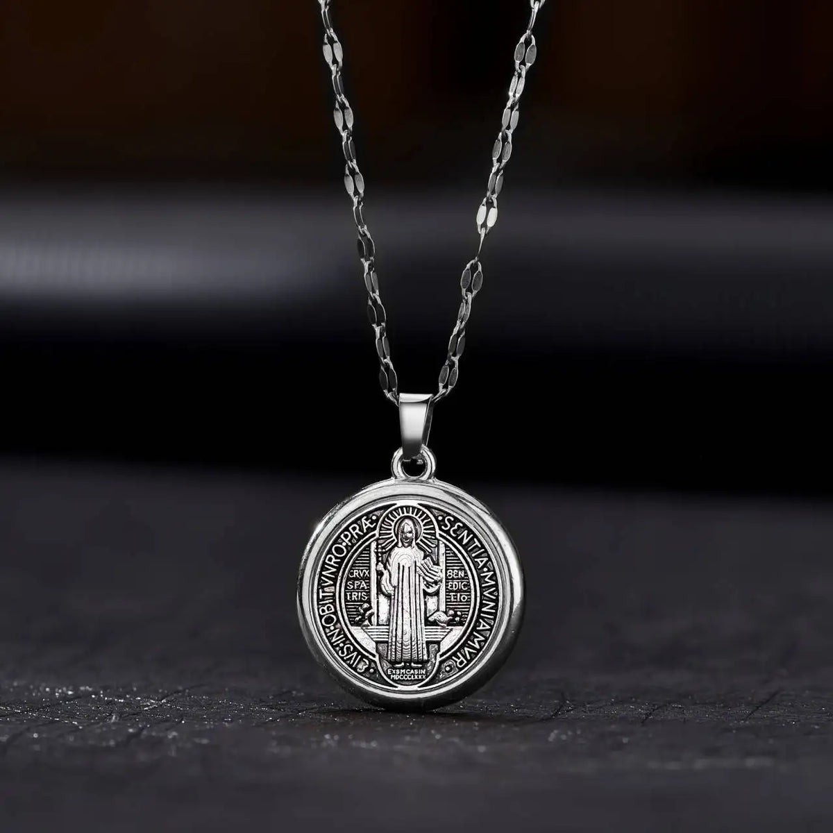Saint Benedict Medal Necklace – Catholic Faith Jewelry