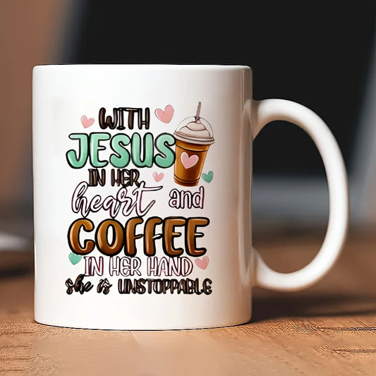 Caneca de Cerâmica Cristã
