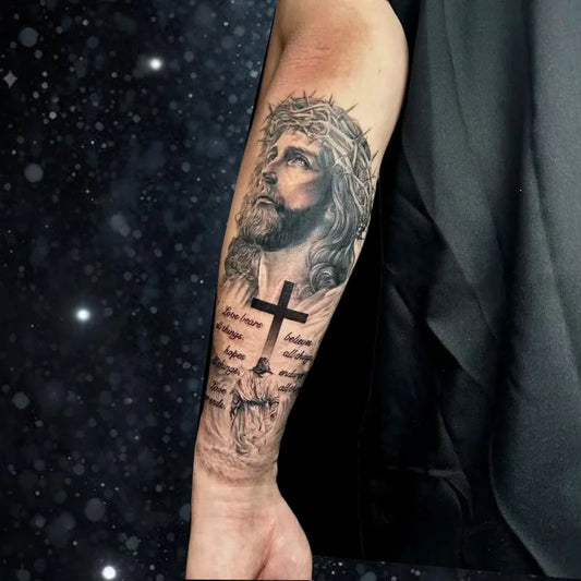 Christ's Passion Temporary Tattoos