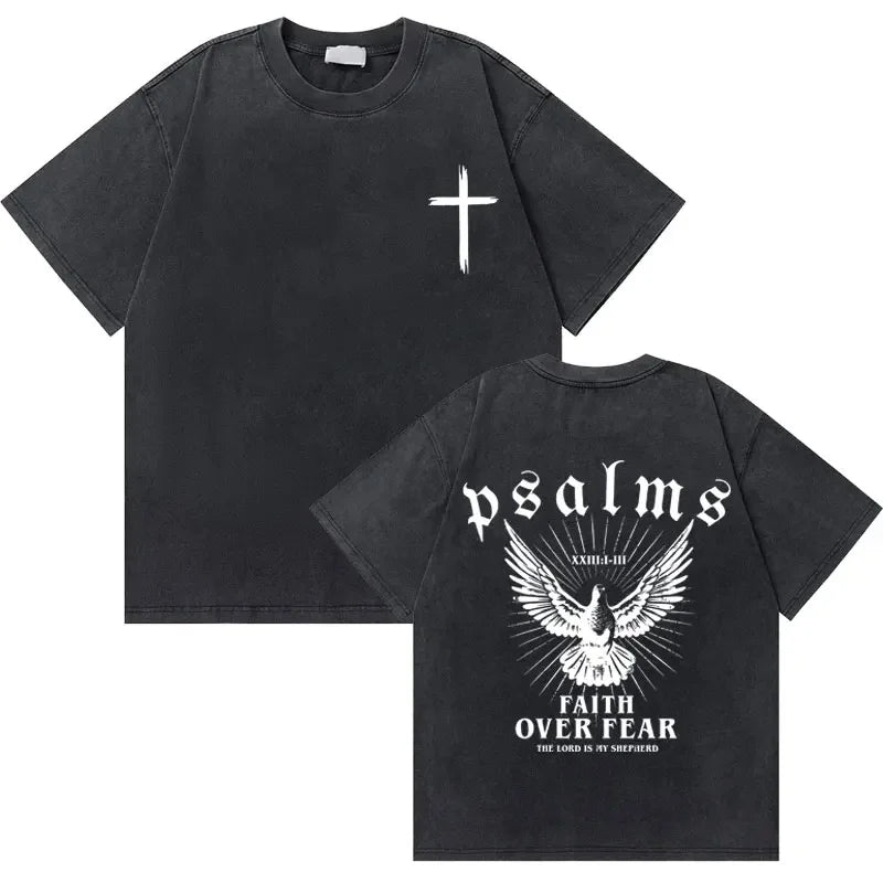 Vintage Washed Religious Shirt 