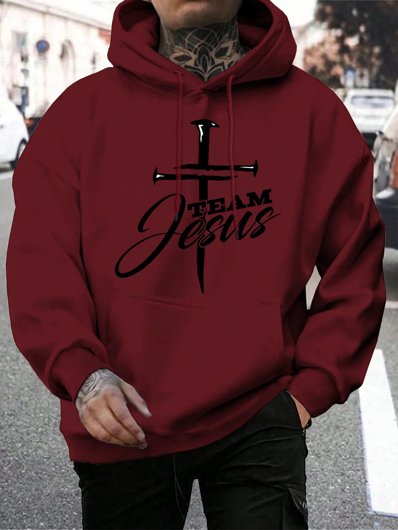 Team Jesus Letter Sweatshirt 