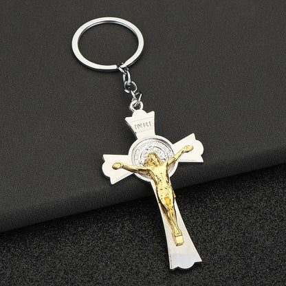 Rosary Crucifix Keychain