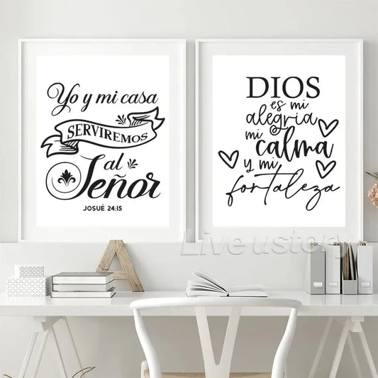 Christian Spanish Version Bible Poster 