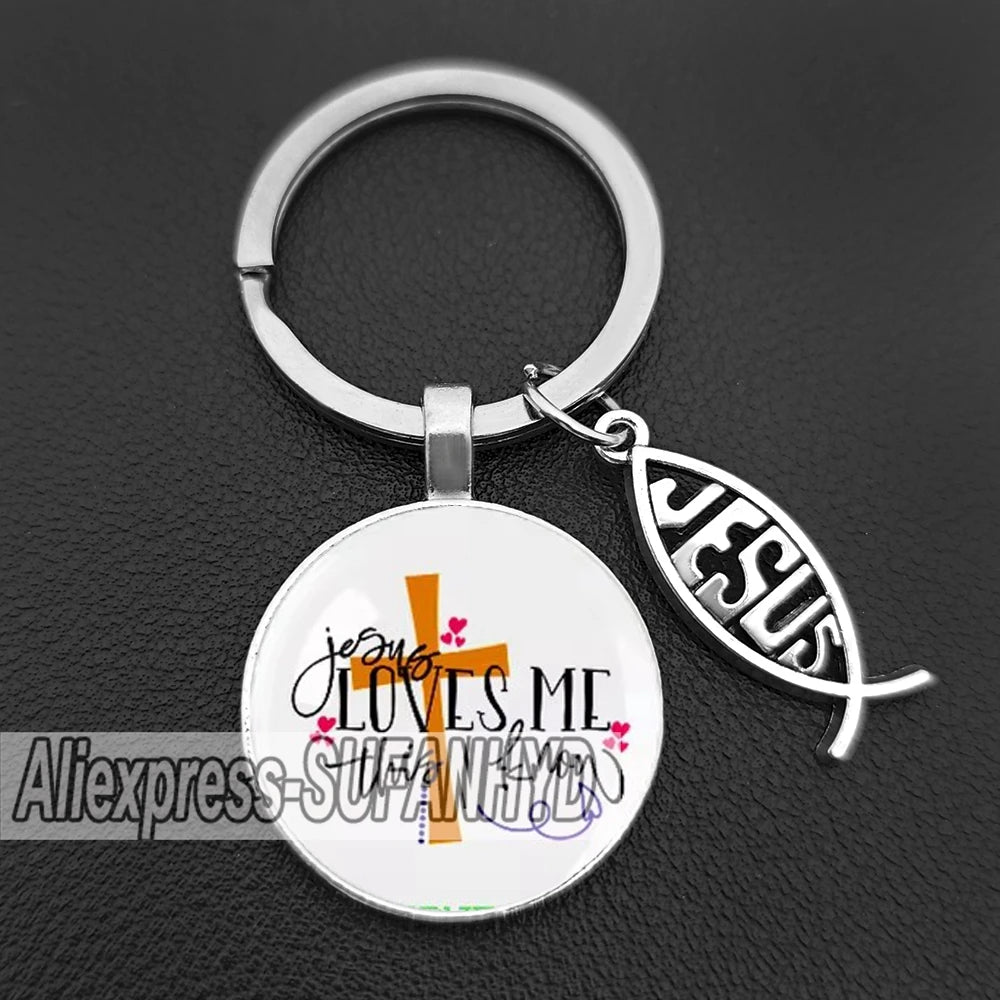 Devotional Medallion Keyring Set