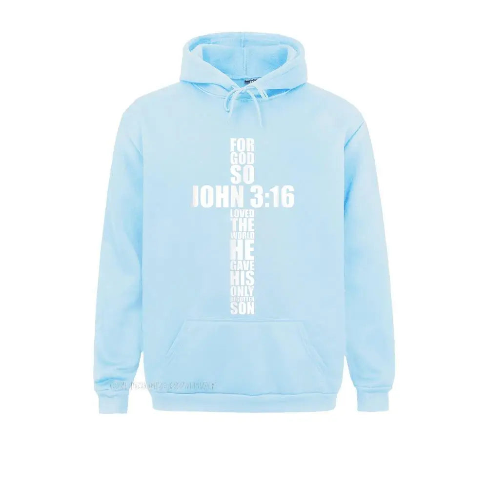 John 3:16 Christian Hoodie 