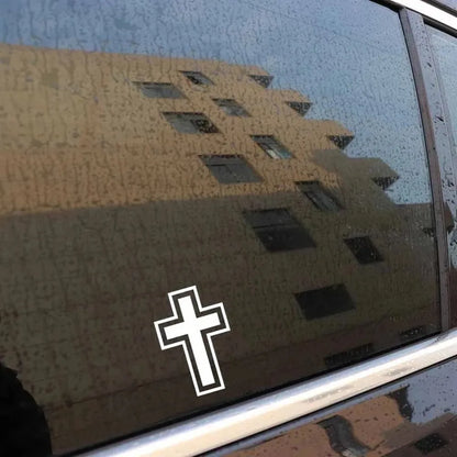 Jesus Cross Vinyl Decal 
