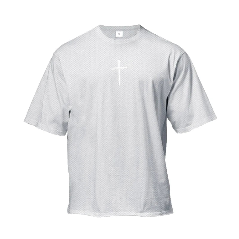 Minimalist Chest Cross T-Shirt