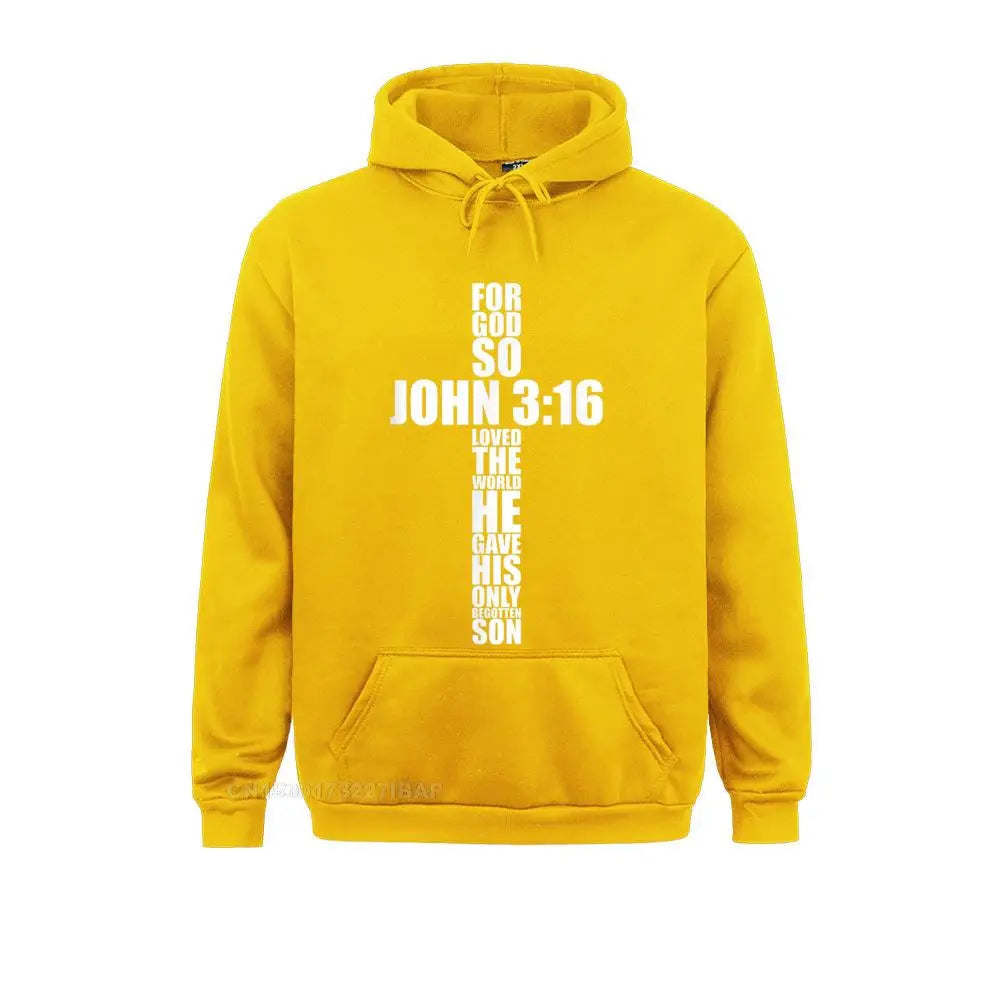 John 3:16 Christian Hoodie 