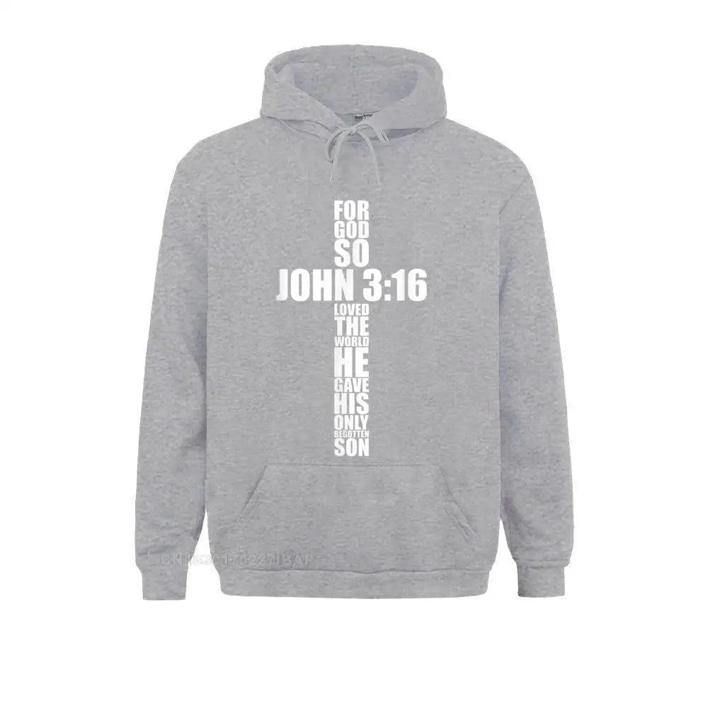 John 3:16 Christian Hoodie 